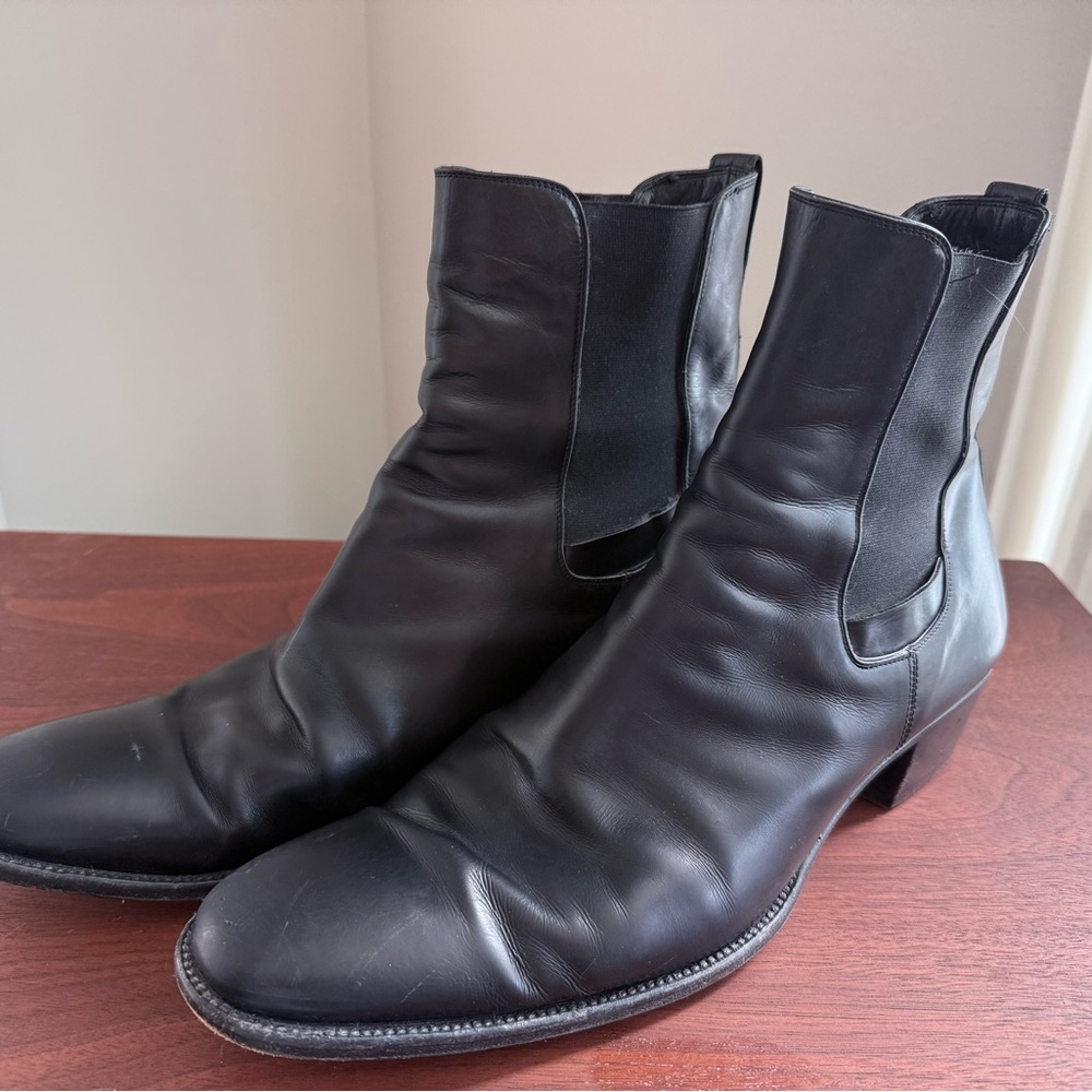 Dior Black Leather Men's Boots